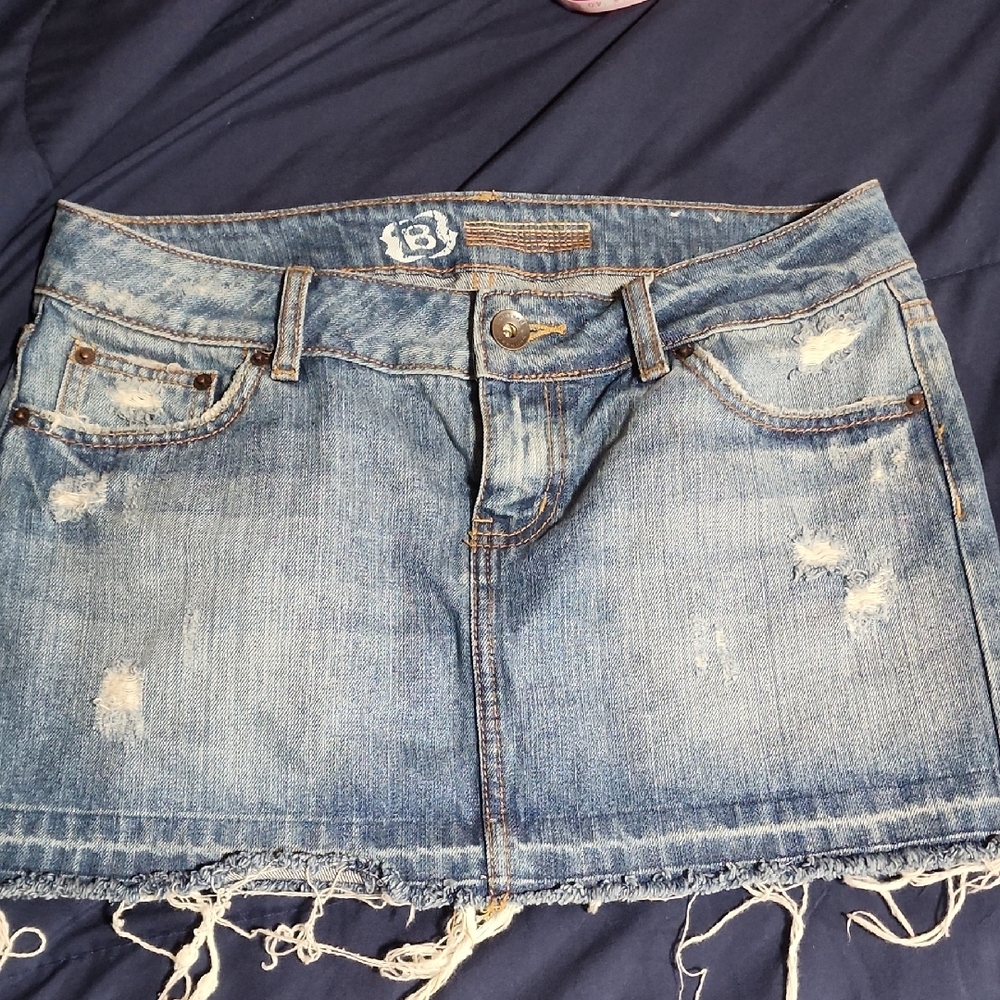 Denim Mini Skirt